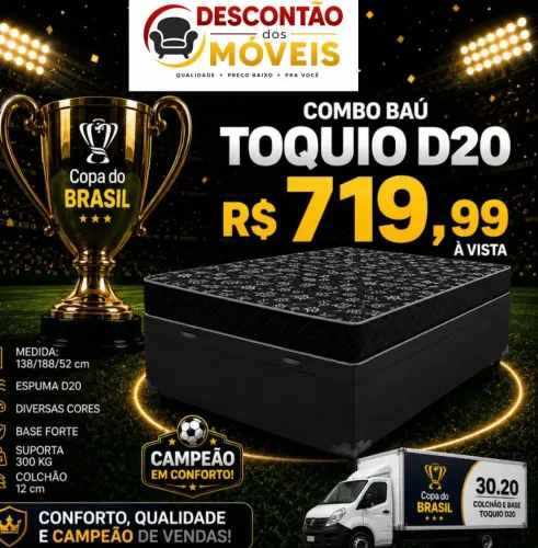 Cama Box Baú Casal D20