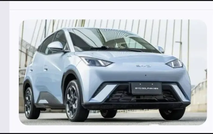 Motorista com carro confortável. BYD