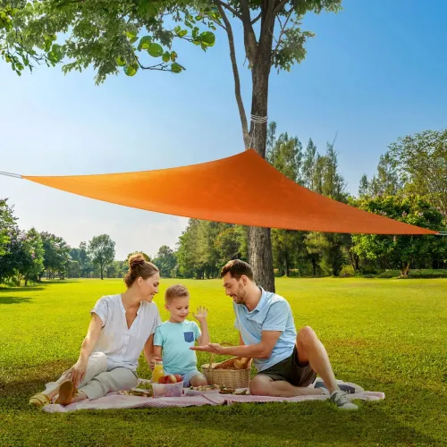 Toldo Vela De Sombra Triangular Coolaroo 3m Terracota