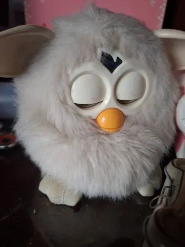 Furby Branco 1 Geração Hasbro