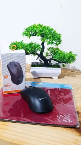 Mouse Sem Fio Premium + Mouse Pad Grátis (Zero Delay)