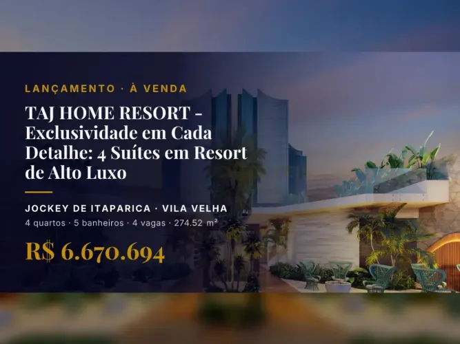 Exclusivo Apartamento com 4 Suítes no Jockey, Vila Velha