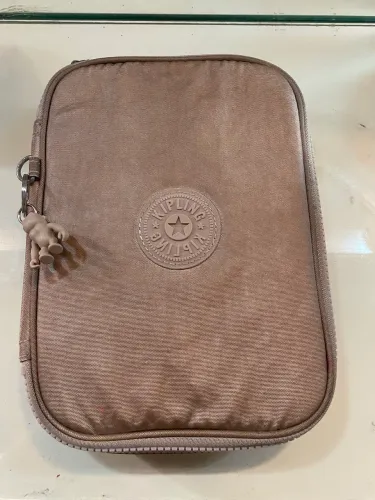 Estojo Kipling Original 100 Pens Rose gold - Grande, Organizador de Canetas