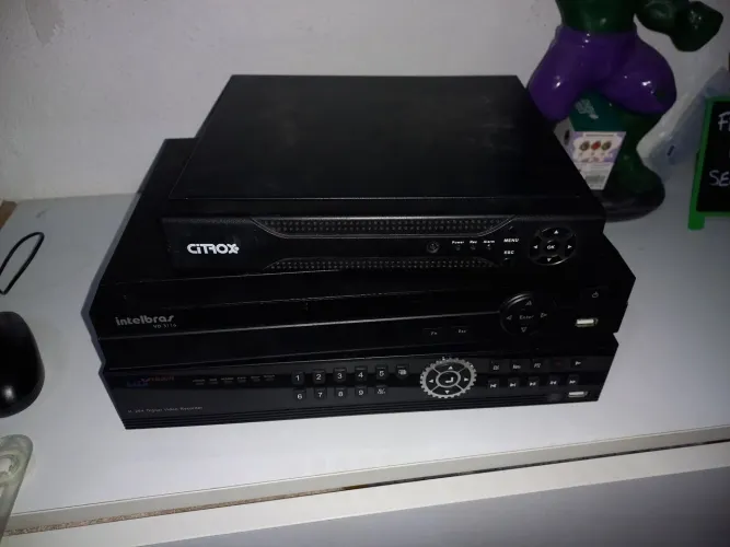 Kit com 3 DVR Intelbras - Citrox - LuxVision