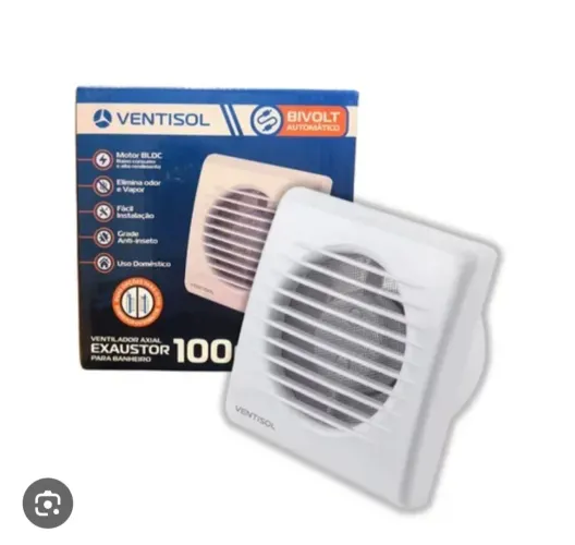 Exaustor para banheiro 100mm
