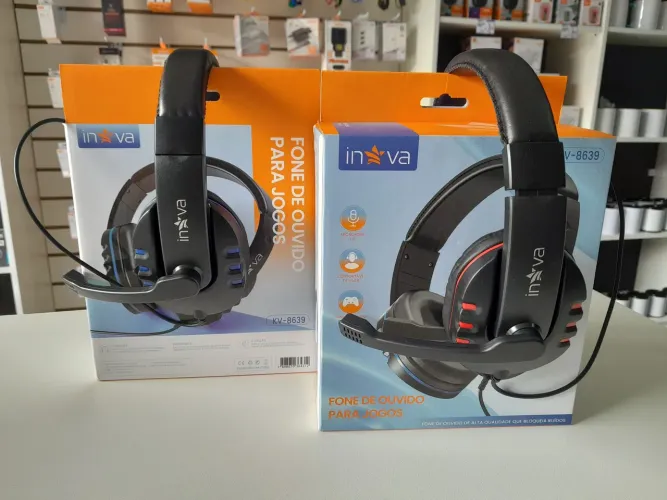 Headset fone de ouvido gamer inova