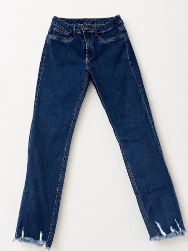 Calça Jeans Skinny Azul Escuro - tam 40