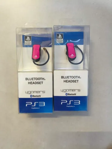 Bluetooth Headset Rosa Oficial Playstation 3 Novo [Valor Unitário]