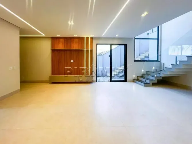 Sobrado alto padrão em condomínio fechado com 349,89m², Bonfim Paulista, Zona Sul de Ribei