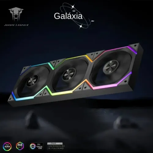 kit 9 fans Galaxy Jungle Leopard / 5 Reverse + 4 Forward