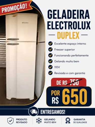 Geladeira Duplex Electrolux 