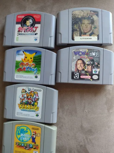 Vendo lote jogos Nintendo 64!