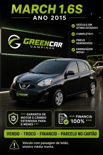 Nissan March S 1.6 16V Flex Fuel 5P 2015