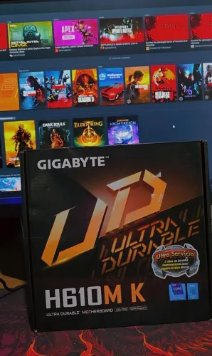 ?Placa Mãe Gigabyte H610M K DDR5 (LGA 1700) Intel - Nova na Caixa
