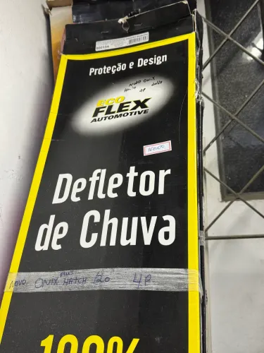 Calha de chuva do novo onix hatch 20/.. 4p na promoção só 80,00