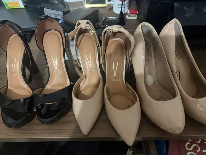 KIT 3 SAPATOS 36