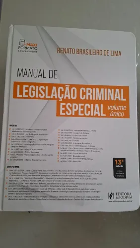 Manual de Legislação Criminal Especial - Volume Único