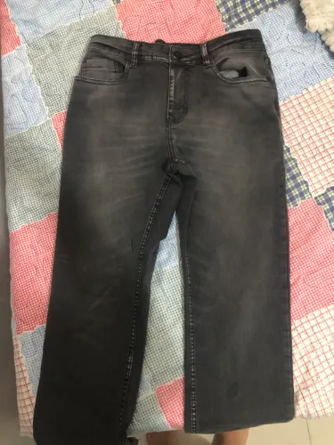 Calça Slim Jeans escura Taco