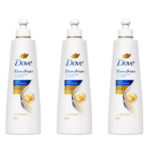 Creme Para Pentear Dove Reconstruçao 200ml - Kit C/ 3un