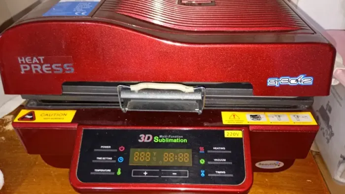 Prensa Sublimação 3D ST-3042 para Canecas, Pratos e Azulejos com vácuo