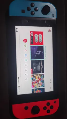 Nintendo switch com muitos jogos