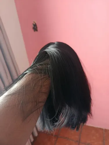 Lace wig Chanel franjao usada (não possui pentes porém elástico)