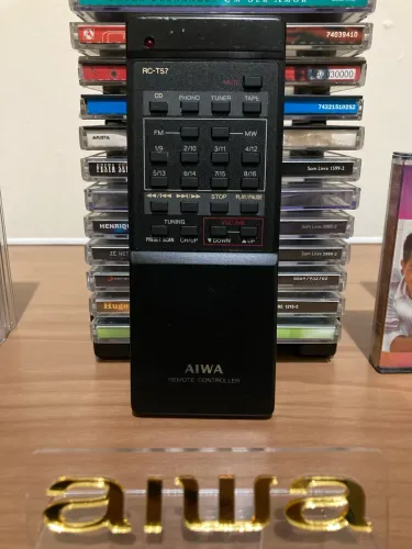 Controle remoto aiwa mini sistem
