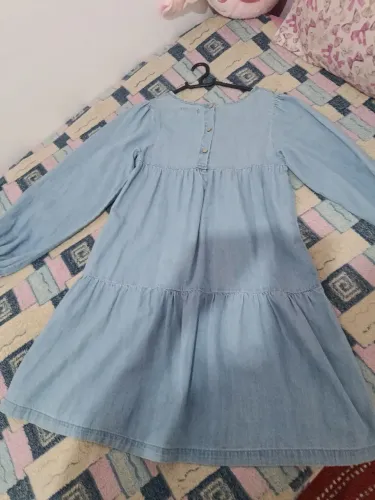 Vestido infantil manhã longa