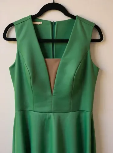 Vestido Alta Costura Verde para Formatura, Festas e Casamentos