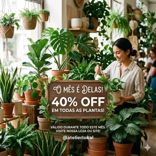 Promoçao plantas