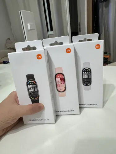Relógio Smartwatch Xiaomi Smart Band 10 - Preto, Cinza e Rosa