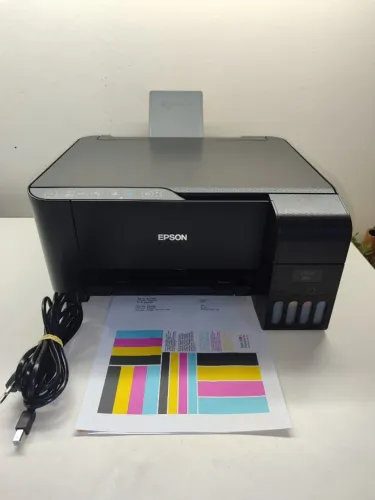 Impressora Epson L3150 com cabos e tintas. Impecável