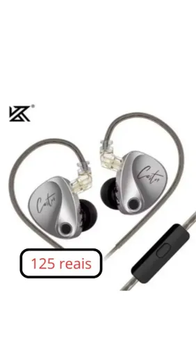 Fone Kz Castor ORIGINAL NOVO