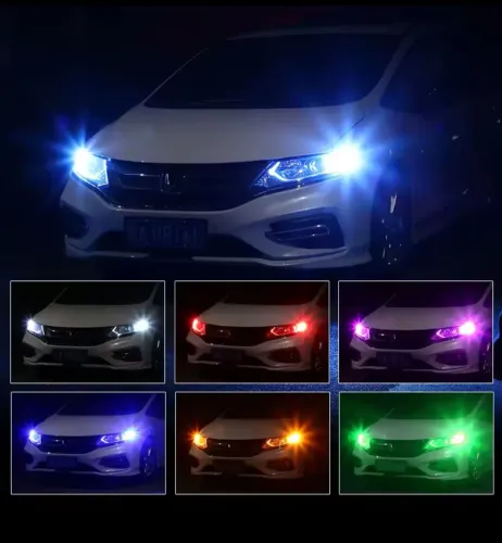 Lâmpada de Led pingo t10 automotivo, universal, somente vermelho verde e azul<br>.