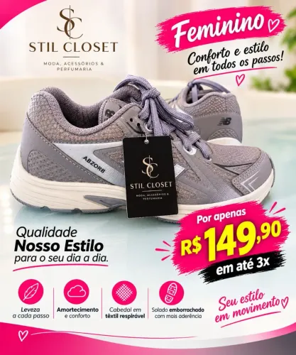 Tênis Feminino Esportivo New Balance