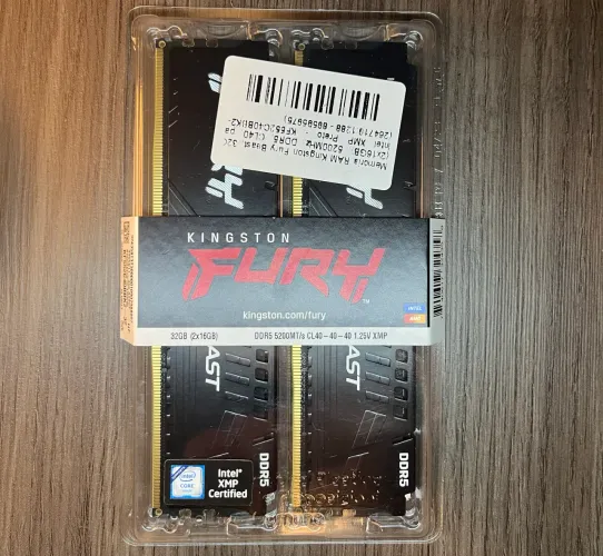 Memoria RAM Kingston Fury DDR5 32GB 5200MHz 2x16GB Lacrada