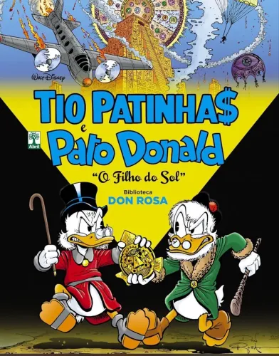 +m+ tio patinhas e pato donald. biblioteca don rosa. o filho do sol - lacrado