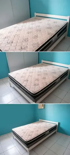 Colchões de mola Ortobom em bom estado - venda por motivo de viagem!