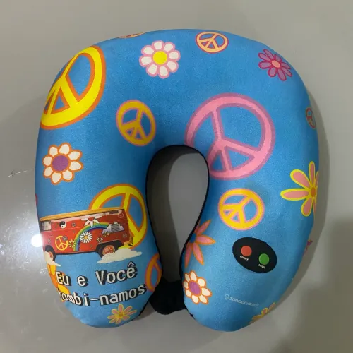 almofada de pescoço massageador 