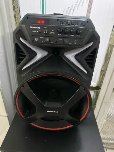 Caixa de som - Mondial - Amplificada Connect Lights - CM400 - Preto