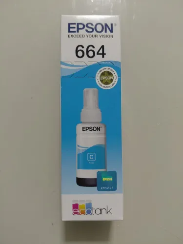 Tinta EPSON 664 azul