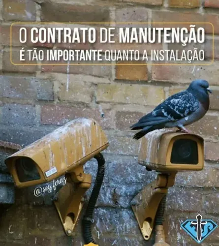 Locação de sistema de câmeras de segurança