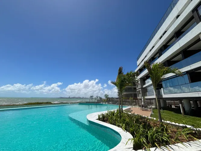 Vivere Ponta de Campina, pé na areia - Decorado vendido a porteira fechada