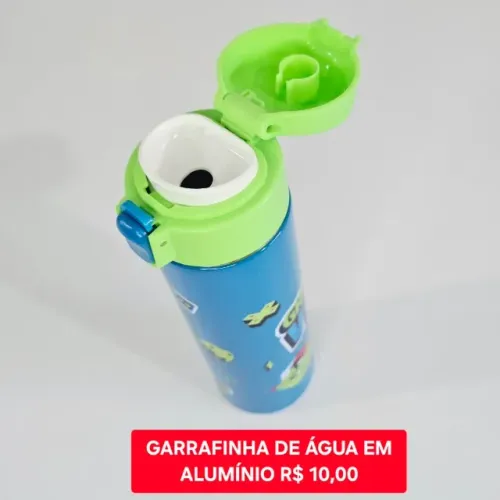 Garrafinha de àgua em Alumínio Green Vibes