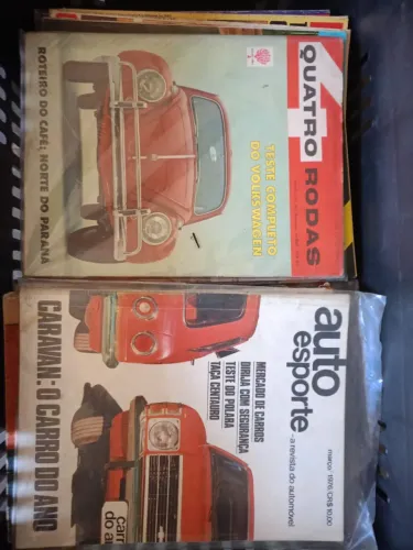Revistas 4 rodas antigas 50,00 cada dec 60/70/80