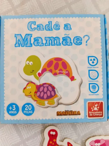 Jogo de encaixe Mamãe e Filhote