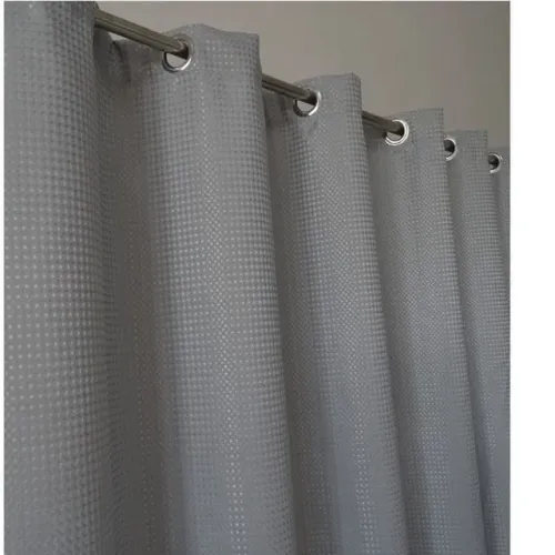 Cortina para box de banheiro 150x190 impermeável acabamento em seda