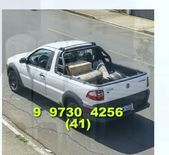 Frete! Não perca tempo, solicite já o seu! Agilidade e qualidade garantidas!