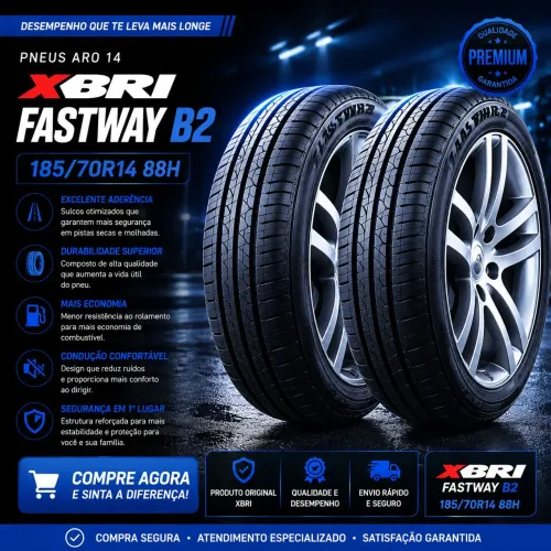 Pneus Aro 14 Xbri Fastway B2 185/70R14 88H