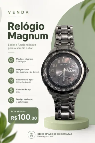Relógio Magnum
